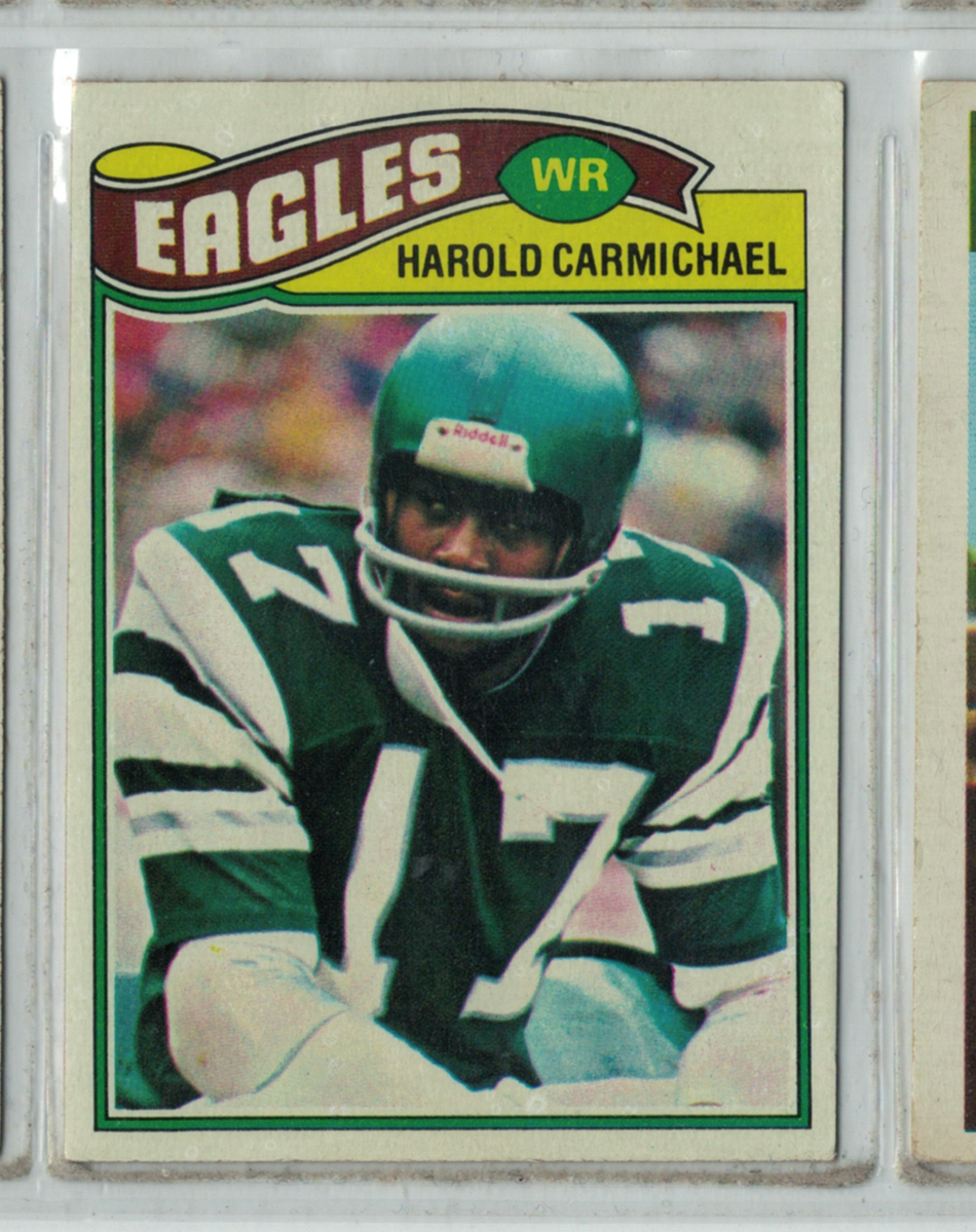 Harold Carmichael 1977 Topps card photo